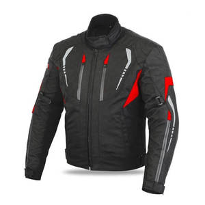 Blouson de moto en cuir vieilli de qualité supérieure, style vintage, avec protections et ventilation, pour homme, blouson de course - Product Image 2
