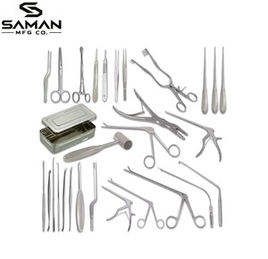 Ensemble d'instruments orthopédiques de qualité supérieure en acier inoxydable chirurgical : pinces, ciseaux, rétracteurs, et pinces de maintien pour interventions chirurgicales osseuses - Product Image 4