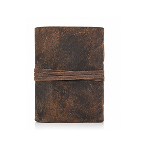 Carnet en cuir vintage fait main, papier à bords frangés, carnet de croquis, Grimoire, Livre des Ombres, journal avec fermeture à clé - Product Image 2
