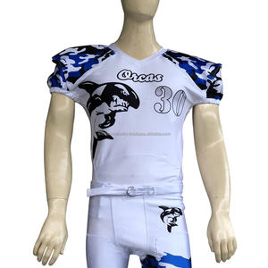 Dernier modèle d'uniforme de football américain respirant de haute qualité Vêtements d'extérieur personnalisables pour équipes sportives - Product Image 1