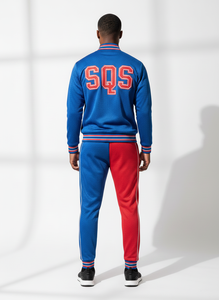 Conjunto Deportivo de Malla para Hombre Premium SQS - Azul y Rojo, Uniforme de Alto Rendimiento Sublimado - Product Image 2
