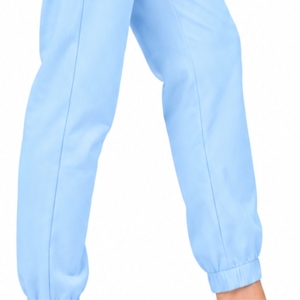 Women Casual <b>Elastic</b> <b>Waist</b> <b>Trousers</b> Soft Waistband Easy Fit Relaxed Leg Side Pocket Daily Comfort Clean Finish Custom Desgin - Product Image 6