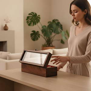 Caja de Madera para Relojes con Logotipo Personalizado, Fabricante Mayorista, Caja de Exhibición de Madera para Colección de 6 Relojes por AYAANS - Product Image 1