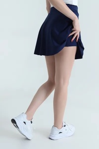 EVERGLOW Jupe-short sexy pour femme, taille haute, mini, en Spandex non tissé, écologique, imprimé numérique, couleur unie, avec poches, séchage rapide, anti-boulochage - Product Image 6