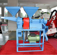 Automatische Multifunctionele Tarwe Maïs Sorghum Sojabonen Rijstfreesmachine Tarwemeel Molenaar Feeder Crusher All In One