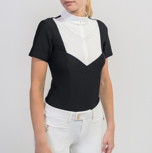 Camiseta de equitación para mujer, cuello redondo, personalizable, ligera, transpirable, de alta calidad, multifuncional - Product Image 5