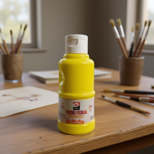 Peintures artistiques fluorescentes jaunes à l'aquarelle TEMPERA AMARILLO LIMON FLUORESCENTE - Product Image 2