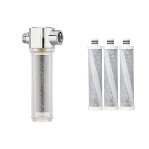 ตัวกรองฝักบัว ACF รุ่นใหม่ พร้อมรีฟิล 3 ชิ้น ระบบกรอง 3 ขั้นตอน เป็นมิตรกับสิ่งแวดล้อม กำจัดคลอรีน โลหะหนัก และสารปนเปื้อนได้อย่างมีประสิทธิภาพ - Product Image 1