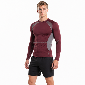 Camiseta Deportiva Alternativa de Compresión para Hombre, Camiseta de Running de Secado Rápido, Ropa Deportiva Personalizada OEM - Product Image 1