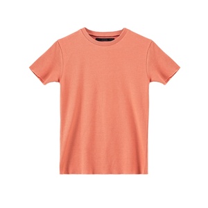 Nouveaux T-shirts vierges à col rond pour femmes, conception OEM, faible MOQ, 180 g/m², 100 % coton, manches courtes, décontractés, été - Product Image 1