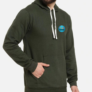 บริการ OEM ขายส่ง เสื้อฮู้ดดี้ผู้ชายดีไซน์พื้นฐานที่ดีที่สุด ผ้าฝ้าย 100% น้ำหนักเบา ระบายอากาศได้ดี แห้งเร็ว ผลิตในปากีสถาน - Product Image 3