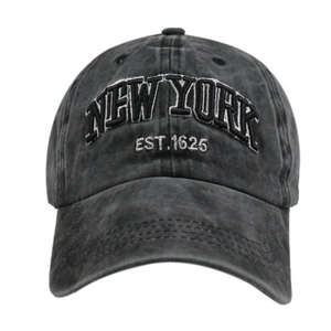 Casquettes de baseball personnalisables à ouverture pour queue de cheval, avec logo brodé à la main, en tissu éponge 5 panneaux, et méthodes d'impression en relief imperméables - Product Image 1