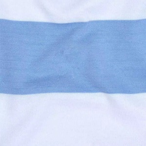 Chemise Oxford à manches courtes pour homme, unie, décontractée, tricotée, 100% coton, respirante, bleu et blanc, coupe classique, logo personnalisé, service OEM - Product Image 6