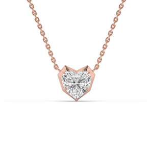 1.50 CARAT Lab Grown Diamond Oval Brilliant Cut 14KT <b>Solid</b> <b>Gold</b> Engagement <b>Pendant</b> Lightweight Daily Wear Jewelry - Product Image 5