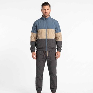 Wholesale Winter Unisex Sportswear Jogging Tracksuits Hooded Fleece Zipper Breathable Polyester <b>Wind</b> <b>Breaker</b> Training - Product Image 1