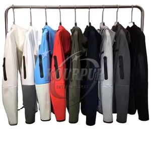 ชุดวอร์มมีฮู้ดแบบมีซิปสำหรับผู้ชาย, ชุดวอร์มแฟชั่นใหม่100% ฤดูหนาวเนื้อผ้าใส่สบาย - Product Image 5