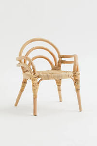 Chaises pour enfants en rotin naturel pour fêtes, mobilier enfant robuste, chaises de salle à manger, accessoires de photographie. - Product Image 4