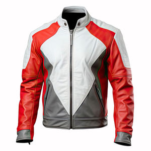 New Style Men's Genuine <b>Sheepskin</b> Leather Winter <b>Jacket</b> Premium Quality Stand Collar Casual Custom Logo Waterproof & Breathable - Product Image 1