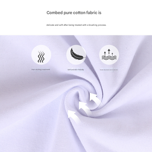 Camiseta Corta de Verano para Mujer, 100% Algodón, Tejido Transpirable, Sexy, con Logotipo Personalizado, Cuello Redondo, Corte Holgado - Product Image 6