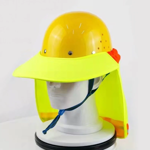 Casco De Seguridad Reflectante Con Visera - Color Naranja/Amarillo, Para Trabajo, Ciclismo Y Exteriores