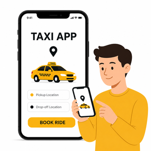 แอปแท็กซี่ไวท์เลเบลพร้อมระบบสำรองที่แข็งแกร่งและติดตามตำแหน่ง GPS แบบเรียลไทม์ บริการพัฒนาแอปมือถือระดับมืออาชีพในยุโรป - Product Image 1