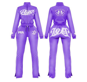 Conjunto Deportivo para Mujer, Talla Grande, Color Liso, Estilo Urbano, 100% Poliéster, Material Ecológico y Transpirable, Totalmente Corto - Product Image 6