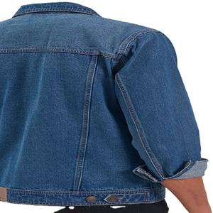 Veste en jean pour homme, hiver, manches longues, 100% coton, coupe-vent, respirante, tendance, nouvelle collection, toutes tailles, simple boutonnage, poches, décontractée - Product Image 4