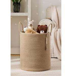 Paniers de rangement de grande qualité en coton et corde de jute pour plantes/chiens, paniers tissés en corde de coton pour enfants – Fournisseur du Bangladesh - Product Image 1
