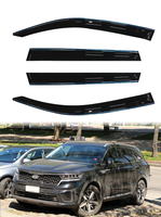GCS Kia Sorento IV 2021-On - Garniture chromée de haute qualité - Acrylique - Double adhésif - Ruban adhésif 3M - 4 pièces - Pare-soleil pour fenêtres - Protection - Décoration