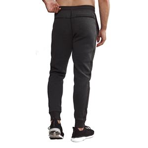 Pantalones de chándal deportivos ajustados clásicos para hombre, ligeros, transpirables, 400gsm, pantalones de lana, Sim Fit, bordado con cordón, informales - Product Image 3