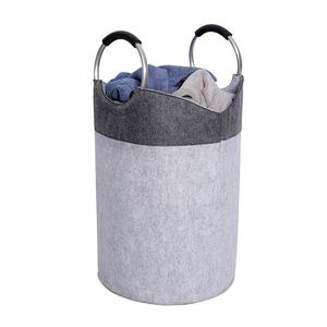 Gabinetes de <span class=keywords><strong>baño</strong></span> personalizados en <span class=keywords><strong>cesta</strong></span> de almacenamiento cestas de <span class=keywords><strong>ropa</strong></span> <span class=keywords><strong>sucia</strong></span> <span class=keywords><strong>cesta</strong></span> de lavandería de fieltro plegable - Product Image 1