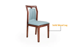 <b>Solid</b> <b>Wood</b> Dining <b>Table</b> Set 6 Seater, Marble <b>Top</b> Modern Wooden Furniture, Contemporary Kitchen Dining Set with Chairs - Product Image 3