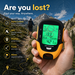 Altímetro GPS Portátil, Barómetro, Brújula Digital, Termómetro, Monitor Meteorológico, Impermeable, para Senderismo y Camping - Product Image 4