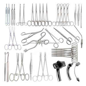 ชุดรักษาหลอดลมด้วยมือทำจากสแตนเลสสตีลเครื่องมือผ่าตัดแบบแมนนวลพร้อมคีม - Product Image 3