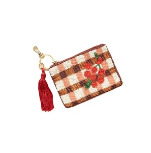 Beautiful Glass <b>Seed</b> Beads Embroidery Handmade Customizable Design Travel Coin Pouch for Women Casual Small Money Wallet - Product Image 4