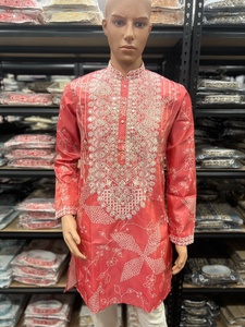 Kurta traditionnel exclusif pour hommes, de style indien et pakistanais, avec pyjama, disponible au meilleur prix - Product Image 2