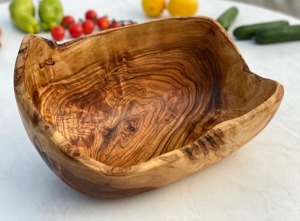 Most Selling Handmade <b>Wooden</b> Bowl <b>Rustic</b> Salad and Nuts Bowl Dishwasher Safe Customizable Stylish <b>Dining</b> <b>Table</b> - Product Image 5