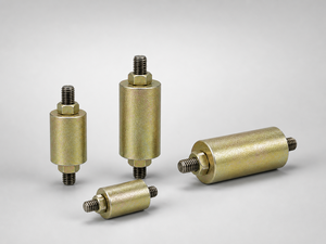 <b>Metal</b> <b>roller</b> bracket assembly precision engineered durable construction smooth rotation industrial hardware component - Product Image 5