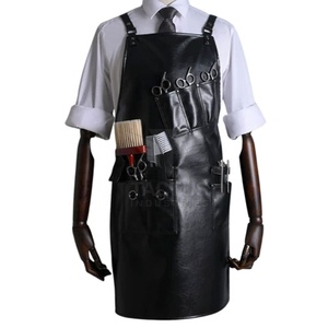 Tablier de Barbier Artisanal Personnalisé en Cuir de Qualité avec Logo Personnalisé, Tablier de Barbier Imprimé sur Mesure - Product Image 2