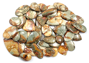 Vente en gros de pierres précieuses naturelles américaines de jaspe lisse pour la fabrication de bijoux, bracelets et colliers en argent - Product Image 3