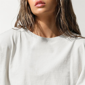 women cropped sweatshirt fleece comfort <b>winter</b> <b>top</b> ladies cropped sweatshirt simple modern wear women short sweatshirt - Product Image 6