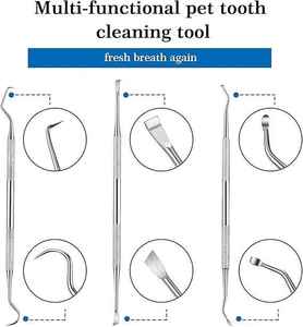 Instrumentos Quirúrgicos Dentales Profesionales Manuales de Acero Inoxidable, Curetas Gracey, Juego de Raspadores Sickle, 7 Instrumentos - Product Image 1
