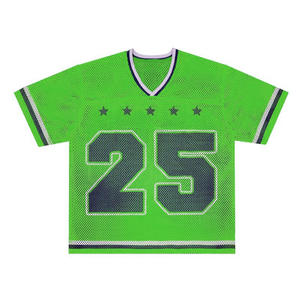 Camiseta Deportiva Personalizada de Estilo Urbano para Hombre, Camiseta Deportiva de Poliéster con Bordado y Sublimación Personalizados, Camisetas de Fútbol Americano - Product Image 5
