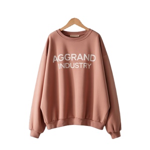 Venta al por mayor Sudaderas CON CAPUCHA DE LAS MUJERES Sudaderas con capucha Casual Pullover Tops Sudadera de manga larga con estampado de letras Sudadera de cuello redondo - Product Image 1