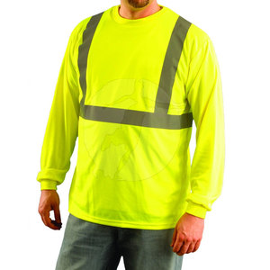 Premium <b>Long</b> <b>Sleeve</b> High Visibility Workwear Durable Fabric Reflective Detail Comfortable Fit For Job Teams Safety Shirt - Product Image 5