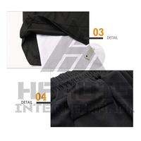 Shorts de course décontractés pour hommes, taille élastique mi-haute, séchage rapide, pour fitness, gym, jogging, entraînement, sport d'été, 100% polyester 140g