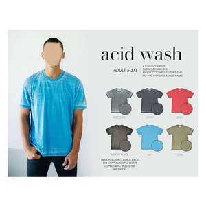 เสื้อยืดผู้หญิงสไตล์วินเทจแบบย้อมสีเอซิดคุณภาพสูงขายส่งแบบ OEM ทรงหลวมสไตล์สตรีทแวร์ ราคาขายส่งสำหรับผู้หญิง - Product Image 4