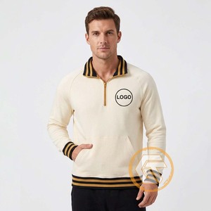 GREEK TREASURES Alpha Solid 100% Cotton Fleece Embroidered Winter Sweatshirt Fraternity High Quality Greek Phi Men Crew Neck. เสื้อสเวตเชิ้ตผ้าฝ้ายเนื้อนุ่มปักลายสำหรับฤดูหนาว คุณภาพสูง สำหรับผู้ชาย คอกลม - Product Image 3
