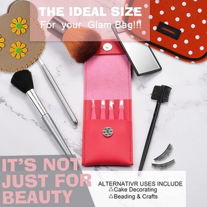 Pinza de depilación de acero inoxidable personalizada 2026 con punta inclinada en forma de pez, perfecta para cejas y vello no deseado - Product Image 5