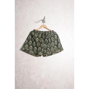 Conjunto de Pijama Corto de Algodón con Estampado Artesanal para Mujer, Ropa de Dormir Hecha a Mano en India - Product Image 4